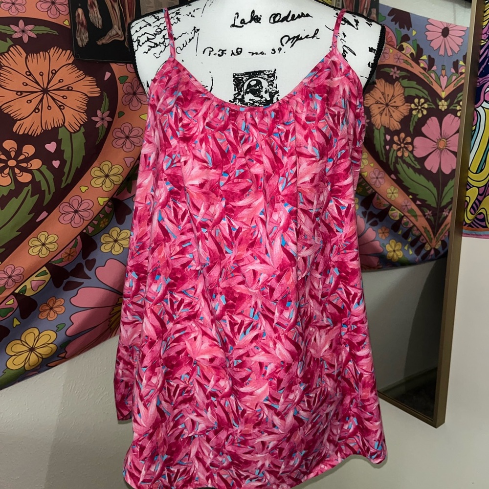 faded glory tank top pink